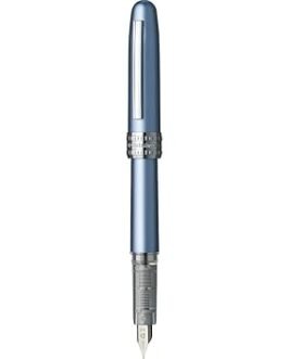 Platinum Fountain Pen, Plaisir Fine Nib, Frosty Blue-infographic