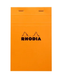 Rhodia Basics Orange Notepad (110X170mm - Grid) 14200C_penknot.in