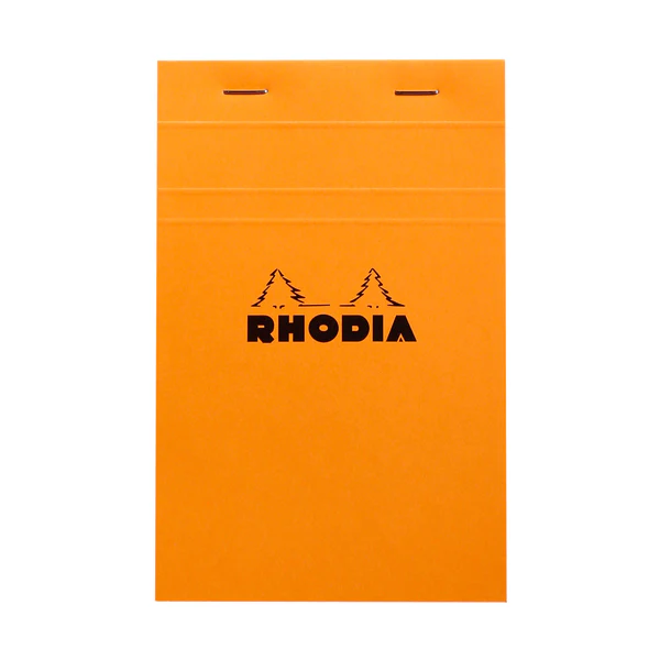 Rhodia Basics Orange Notepad (110X170mm - Grid) 14200C_penknot.in
