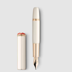 Montblanc Heritage Rouge et Noir "Baby" Special Edition Ivory-colored Fountain M- penknot